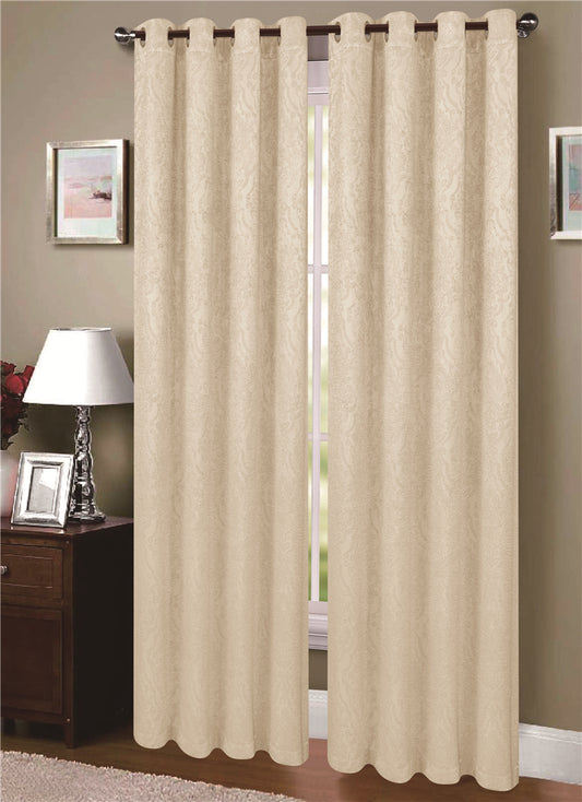 81026Jacquard Blackout window curtain