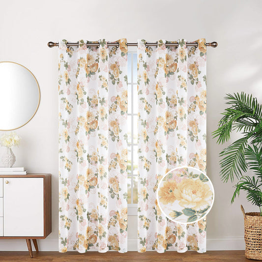 81068 Sheer w/ Foil window curtain